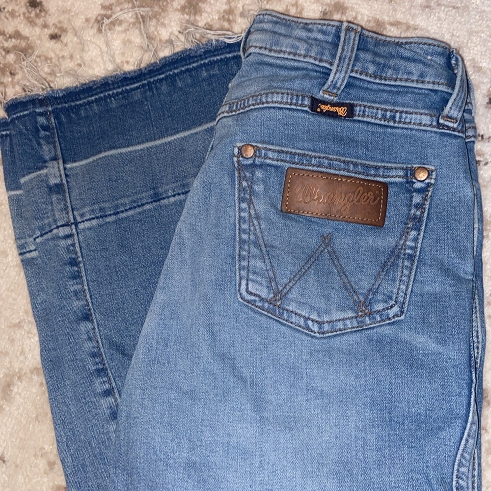 Wrangler High Rise Retro Trouser Jeans